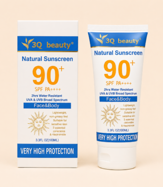 3Q Beauty Natural Sunscreen SPF 90+ PA+ (100ml)